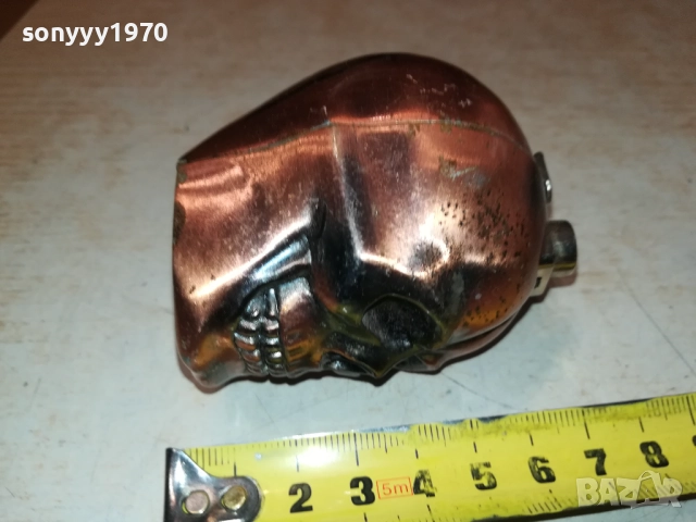 ЧЕРЕП-МЕТАЛНА ЗАПАЛКА-ВНОС SWISS 0709251635, снимка 13 - Колекции - 51633861