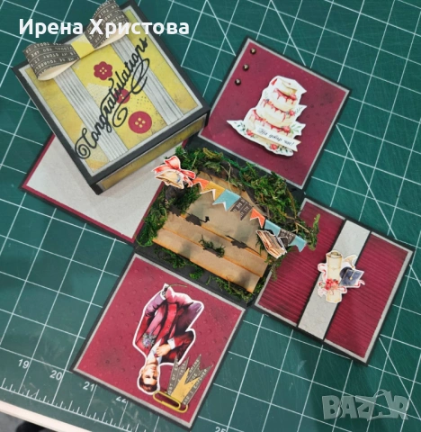Картичка - кутия за абитуриент. Плик за пари. Налична! , снимка 2 - Други - 54319588