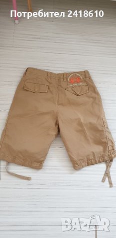 La Martina Cargo Short Cotton / Len Mens Size 32/33 ОРИГИНАЛ! Мъжки Къси Панталони!, снимка 12 - Къси панталони - 37448821