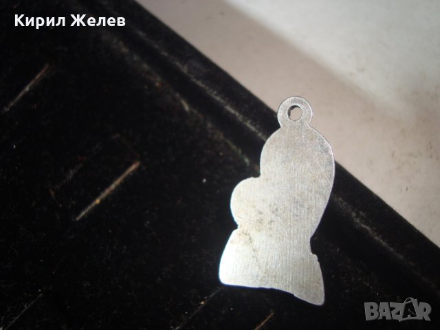 ПОСРЕБРЕНА НЕЖНА ВИСУЛКА МАЙКА с ДЕТЕ АРТ МЕДАЛЬОН 20834, снимка 4 - Колиета, медальони, синджири - 32169257