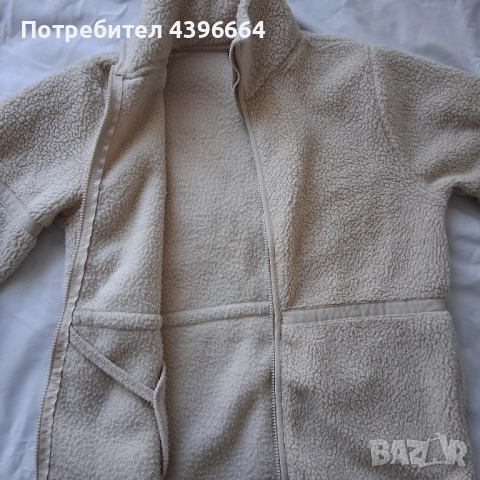 дамско горнище от мъхеста материя с цип., снимка 4 - Блузи с дълъг ръкав и пуловери - 51491102