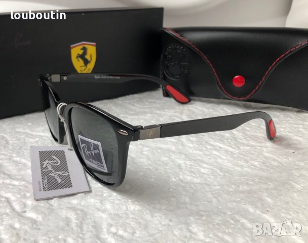 Ray-Ban RB4297 SCUDERIA FERRARI унисекс слънчеви очила дамски мъжки, снимка 7 - Слънчеви и диоптрични очила - 37087324