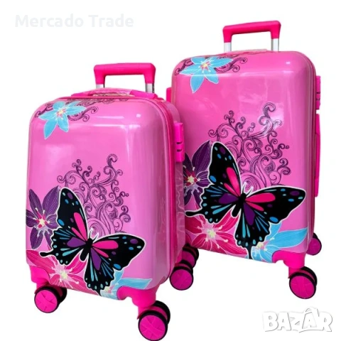 Комплект детски куфари Mercado Trade, 31800, Различни модели, 16" и 20", снимка 6 - Куфари - 54272638