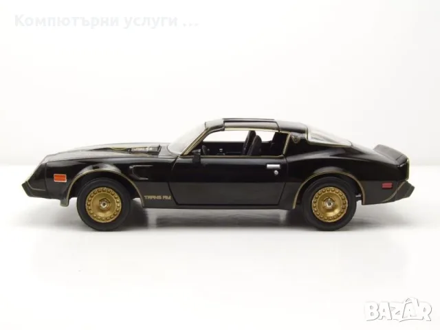 Pontiac Firebird Trans Am 1977 - мащаб 1:24 на Greenlight моделът е нов в кутия, снимка 6 - Колекции - 55803561