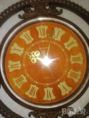 Стенен часовник Янтар, СССР. , снимка 2 - Колекции - 31898185