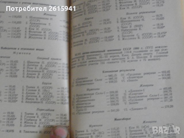 "Спортивная гимнастика в СССР"-Справочник-1982 г. - Б.А.Кузнецов, снимка 12 - Специализирана литература - 39581045