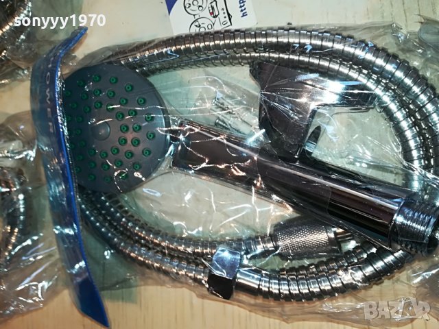 ДУШ НОВ КОМПЛЕКТ С ШЛАУХ И ДЪРЖАЧ С КРЕПЕЖИ 2903231213, снимка 8 - Душове - 40178206