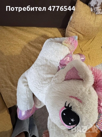 Плюшен еднорог