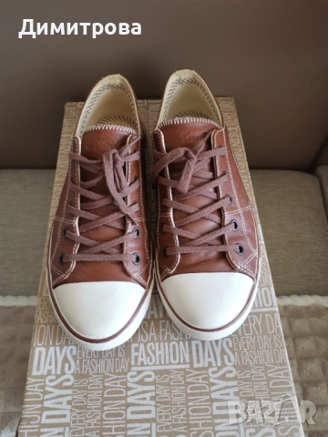 Кожени кецове Marc OPolo., снимка 2 - Кецове - 53916975