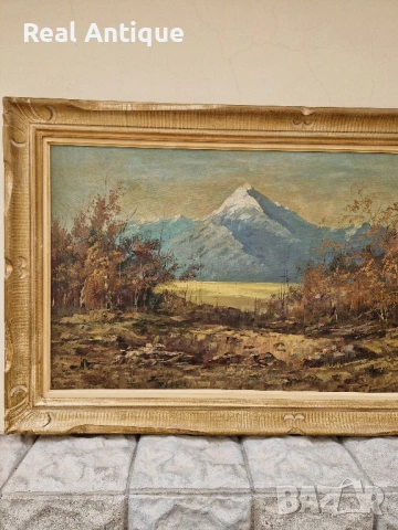 Уникална антикварна авторска картина масло върху платно- Wiliam Turnar , снимка 5 - Картини - 51204609