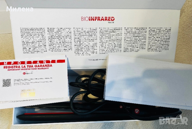 Преса за коса Upgrade infrared keratine, снимка 3 - Преси за коса - 53033454