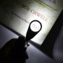 9890 Сгъваема джобна лупа 40х25мм с осветление, снимка 10