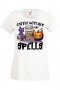 Дамска тениска Coffee Witches And Spells,Halloween,Хелоуин,Празник,Забавление,Изненада,Обичаи,, снимка 2
