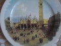 Нова-San Marco-Venezia-Canaletto-ф260мм-Колекционерска Порцеланова Декоративна Чиния-Италианска, снимка 6