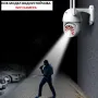 Водоустойчива WiFi камера за наблюдение с Full HD резолюция и интелигентно нощно виждане, снимка 1