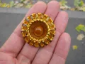 СТАРА ПОЗЛАТЕНА БРОШКА, снимка 5