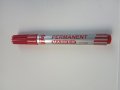 Перманентен маркер - цвят червен, снимка 1 - Ученически пособия, канцеларски материали - 37639604