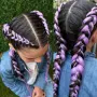 🩵Боксьорски Плитки❤️ Box braids Детски прически Опашки Бохо Туистъри Ариел Къдрици Афро Канекалон , снимка 3