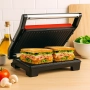 Тостер грил Royalty Line RL-PM1000 - Компактен грил и сандвич преса 2 в 1, снимка 2