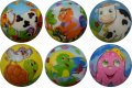 Детска топка с картинки мека пяна Ф6 см   Код: 20070267 , снимка 1 - Детски топки - 37019987