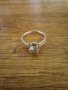 Сребърен пръстен с цирконий, снимка 1 - Пръстени - 39360269