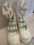 Чисто нови бели дамски сандали с капси, снимка 2