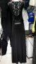 Елегантна рокля в черно промазка/дантела , снимка 2