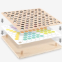 3583 Монтесори играчка детска мозайка от дървени мъниста, снимка 8