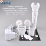 Епилатор Kemei 5 в 1, Бръснене, Масаж, Почистване и Ексфолиране, снимка 1