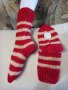 Ръчно плетени дамски чорапи от вълна размер 39, снимка 1 - Дамски чорапи - 39787896