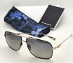 New Chrome Hearts STAINS VII MBK/GP 62-14 Sunglasses Silver