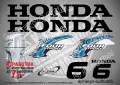 HONDA 75 hp Хонда извънбордови двигател стикери надписи лодка яхта, снимка 4