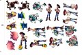 Toy Story Играта на играчките голям лист Tattoo татос татуировка временна детска