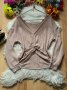 Блуза цвят пудра, снимка 1 - Блузи с дълъг ръкав и пуловери - 42809476