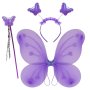 Парти крила "Пеперуда" с диадема и пръчица,различни цветове, снимка 6