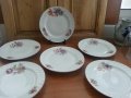 Стар български порцелан чинии плитки, снимка 1 - Антикварни и старинни предмети - 35848994