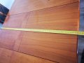 Масивна елепсовида трапезна маса изроботена от масивна дървесина с цвят череша. Комплект с 6 броя ст, снимка 10