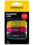 Intenso Rainbow Line USB 2.0 Memory Stick 3 x 32 GB Жълт / Червен / Черен, снимка 1