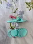 Детски джапанки в светлозелено и розово, снимка 2