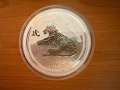 1 кг. Сребърна монета "Година на Тигъра" 2010 г., Австралия - Сребро / Silver монета / кюлче лунар, снимка 1