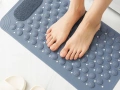 Силиконова противоплъзгаща постелка за баня с масаж, снимка 3