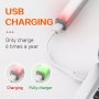 Led USB Безжична Сензорна Лампа за Гардероб кухня осетление лед, снимка 3