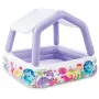 Детски надуваем басейн Intex Sun Shade, 157 х 157 см, PVC, с сенник, морски животни, снимка 2