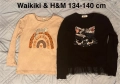 Waikiki & H&M 134-140 см две блузи за момиче, снимка 1