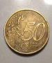 Рядка евро монета 50 Cent Франция 2001, снимка 2