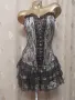 M/L Секси дамска винтидж дантелена корсетна рокля, снимка 7