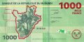❤️ ⭐ Бурунди 2021 1000 франка UNC нова ⭐ ❤️, снимка 3