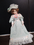 Стара Порцеланова кукла 50см, снимка 15