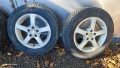 Алуминиеви джанти 17" със зимни гуми с шипове., снимка 2