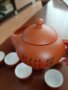 Чайник с чашки за саке,чай, снимка 1 - Сервизи - 37964046
